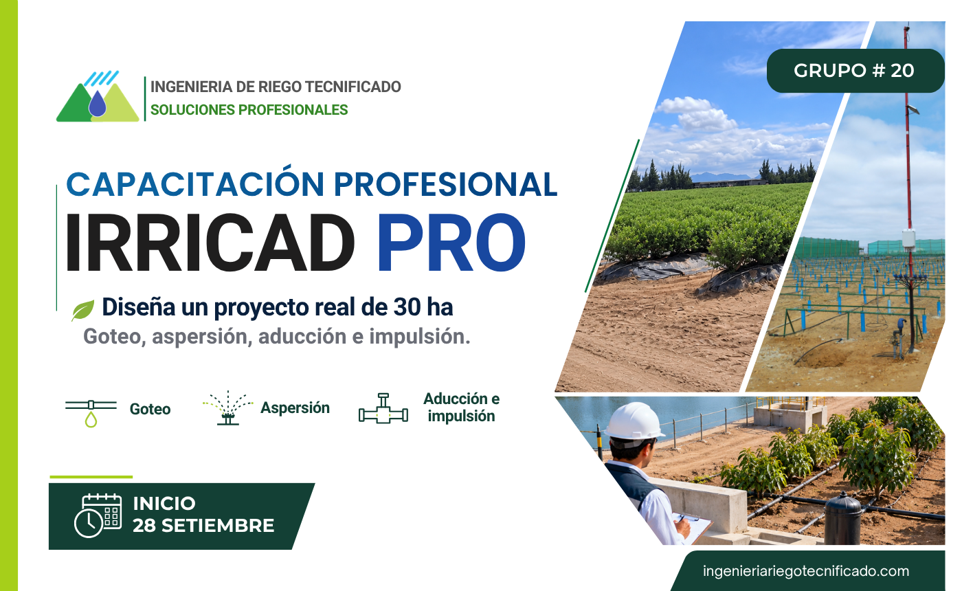 GRUPO N20 – Diseño Profesional de Sistemas de Riego con IRRICAD V21